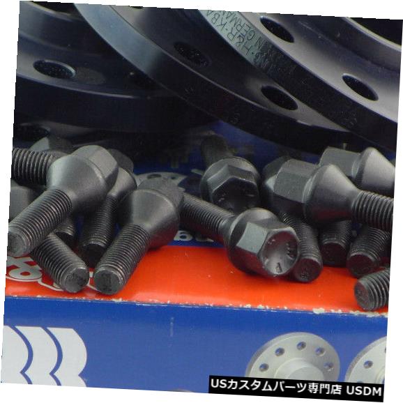ワイドトレッドスペーサー H&r Wheel Spacer Front+Rear ABE for BMW 30mm Black XB75726-15 【並行輸入品】