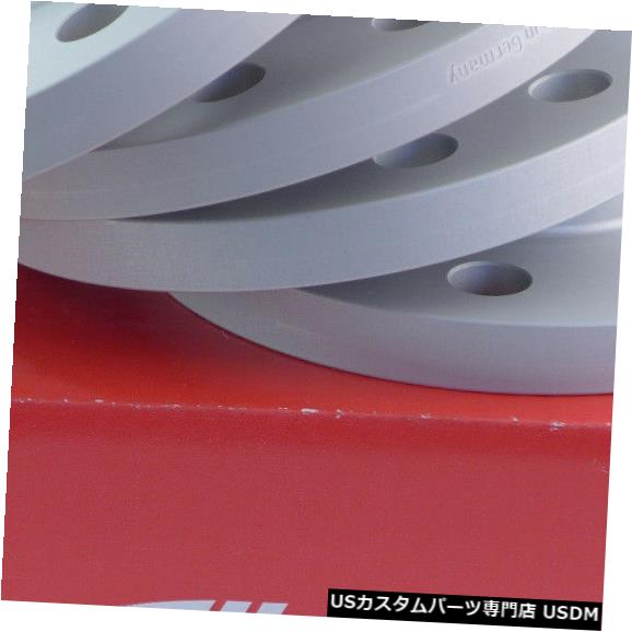 ワイドトレッドスペーサー Eibachホイールスペーサーフロントアクスル+リアABE 20 / 40mm Lk：100/112/5 Mz：57mmシルバー Eibach Wheel Spacer Front Axle + Rear ABE 20/40mm Lk: 100/112/5 Mz : 57mm Silver 【並行輸入品】
