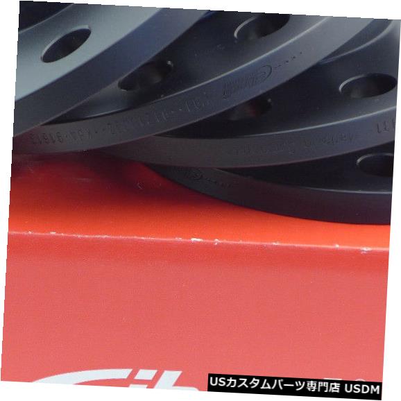 ワイドトレッドスペーサー Eibachホイールスペーサーフロントアクスル+リアABE 20 / 40mm Lk：120/5 Mz：72,5mmブラック Eibach Wheel Spacer Front Axle + Rear ABE 20/40mm Lk: 120/5 Mz : 72,5mm Black 【並行輸入品】