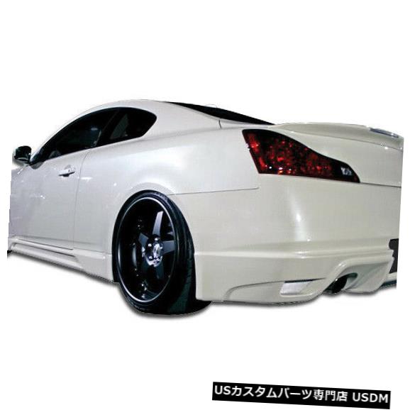 Rear Body Kit Bumper 08-15 Infiniti G Coupe 2DR TS-1 Duraflexリアボディキットバンパーに適合!!! 106423 08-15 Fits Infiniti G Coupe 2DR TS-1 Duraflex Rear Body Kit Bumper!!! 106423 【並行輸入品】