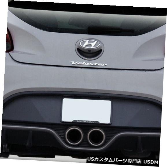Rear Body Kit Bumper 12-16ヒュンダイベロスターターボルックデュラフレックスリアボディキットバンパーに適合!!! 108847 12-16 Fits Hyundai Veloster Turbo Look Duraflex Rear Body Kit Bumper!!! 108847 【並行輸入品】