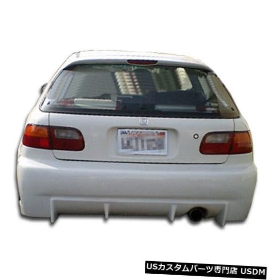 Rear Body Kit Bumper 92-95 Honda Civic 2DR Buddy Duraflexリアボディキットバンパー!!! 101115 92-95 Honda Civic 2DR Buddy Duraflex Rear Body Kit Bumper!!! 101115 【並行輸入品】