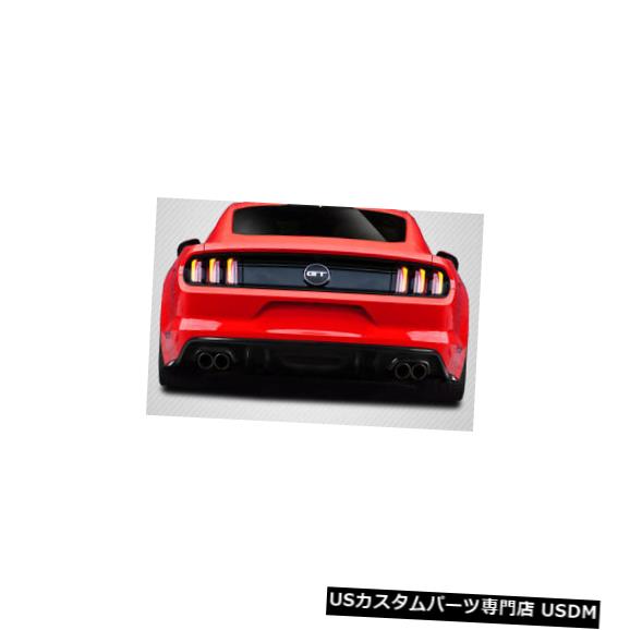 Rear Body Kit Bumper 15-17フォードマスタングKTスタイルカーボンファイバーリアバンパーディフューザーボディキット!!! 115535 15-17 Ford Mustang KT Style Carbon Fiber Rear Bumper Diffuser Body Kit!!! 115535 【並行輸入品】