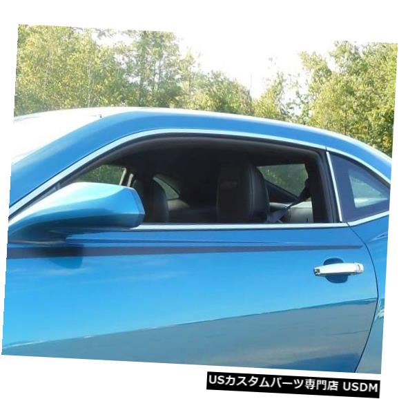 Window Accent 10-15シボレーカマロ2dr QAAステンレス8個ウィンドウアクセントパッケージWP50100 10-15 CHEVROLET CAMARO 2dr QAA Stainless 8pcs Window Accent Package WP50100 【並行輸入品】