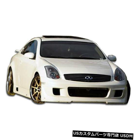 Front Body Kit Bumper 03-07インフィニティGクーペ2DRタイプGデュラフレックスフロントボディキットバンパーに適合!!! 100460 03-07 Fits Infiniti G Coupe 2DR Type G Duraflex Front Body Kit Bumper!!! 100460 【並行輸入品】