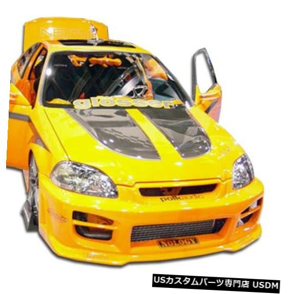 Front Body Kit Bumper 96-98 Honda Civic R34 Duraflexフロントボディキットバンパー!!! 101776 96-98 Honda Civic R34 Duraflex Front Body Kit Bumper!!! 101776 【並行輸入品】