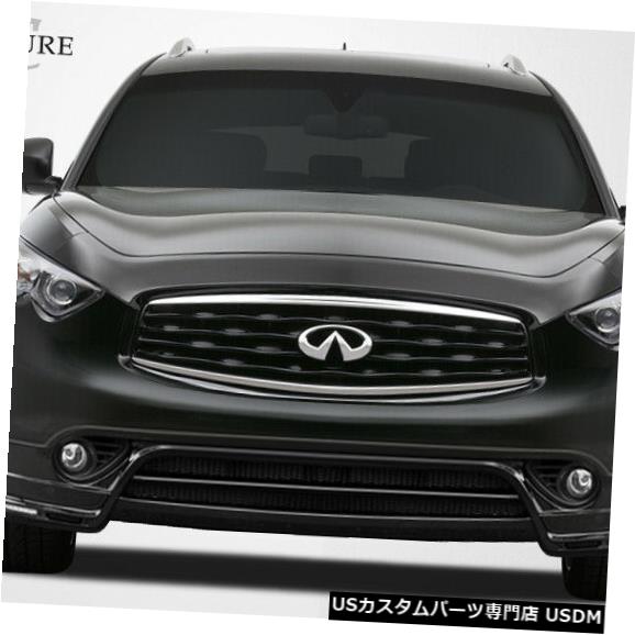 Front Body Kit Bumper 09-11 Infiniti FX MZ-Sクチュールフロントバンパーリップボディキットに適合!!! 108423 09-11 Fits Infiniti FX MZ-S Couture Front Bumper Lip Body Kit!!! 108423 【並行輸入品】|カスタムパーツ WORLD倉庫