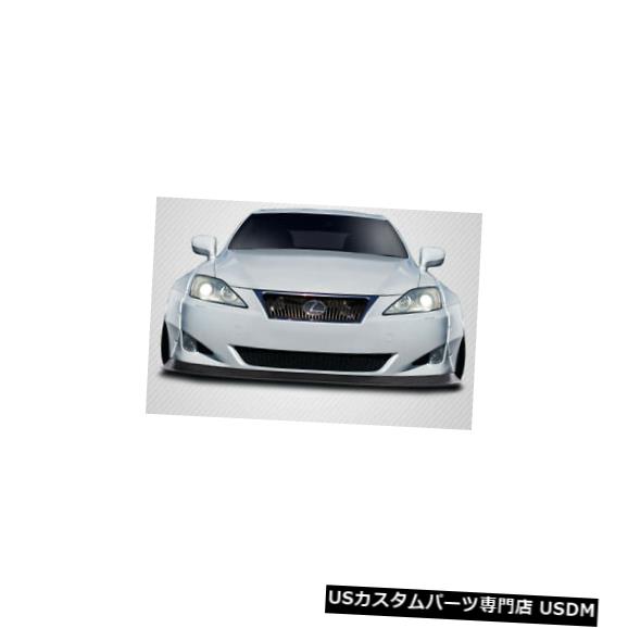 Front Body Kit Bumper 06-08レクサスIS MSRカーボンファイバークリエーションズフロントバンパーリップボディキットに適合!!! 1152 06-08 Fits Lexus IS MSR Carbon Fiber Creations Front Bumper Lip Body Kit!!! 1152 【並行輸入品】