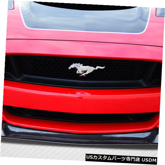 Front Body Kit Bumper 15-17フォードマスタングGTコンセプトカーボンファイバーフロントバンパーリップボディキット!!! 112248 15-17 Ford Mustang GT Concept Carbon Fiber Front Bumper Lip Body Kit!!! 112248 【並行輸入品】