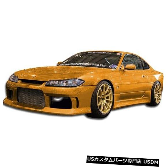 Front Body Kit Bumper 99-02日産S15シルビアM-1デュラフレックスフロントボディキットバンパーに適合!!! 104275 99-02 Fits Nissan S15 Silvia M-1 Duraflex Front Body Kit Bumper!!! 104275 【並行輸入品】