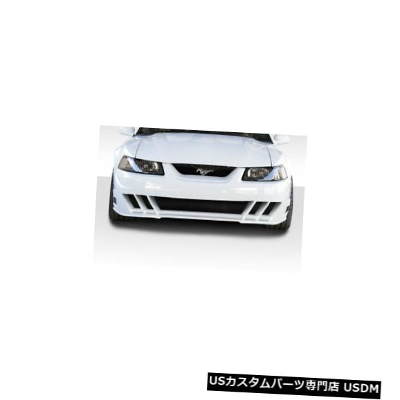 Spoiler 99-04フォードマスタングボンバーデュラフレックスフロントボディキットバンパー!!! 103273 99-04 Ford Must エアロパーツ Black Bumper Crash Beam Nylon Tow Hook