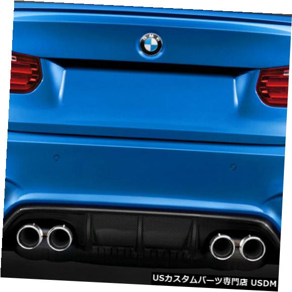 Rear Bumper 12-18 BMW 3シリーズM3 Look DriTechカーボンファイバーリアバンパーリップボディキット！ 113170 12-18 BMW 3 Series M3 Look DriTech Carbon Fiber Rear Bumper Lip Body Kit! 113170 【並行輸入品】