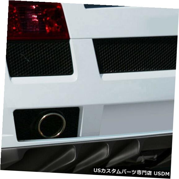 Rear Bumper 04-08ランボルギーニガヤルドAF-1エアロファンクションリアワイドボディキットバンパー109604 04-08 Lamborghini Gallardo AF-1 Aero Function Rear Wide Body Kit Bumper 109604 【並行輸入品】