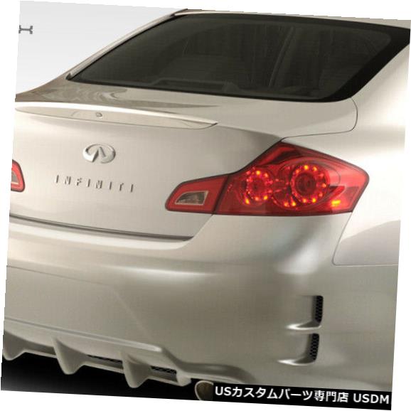 Rear Bumper 07-13 Infiniti G Sedan Elite Duraflexリアボディキットバンパーに適合!!! 107668 07-13 Fits Infiniti G Sedan Elite Duraflex Rear Body Kit Bumper!!! 107668 【並行輸入品】
