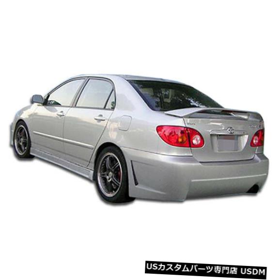 Rear Bumper 03-08トヨタカローラB-2デュラフレックスリアボディキットバンパー!!! 100533 03-08 Toyota Corolla B-2 Duraflex Rear Body Kit Bumper!!! 100533 【並行輸入品】