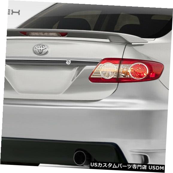 Rear Bumper 11-13トヨタカローラGTコンセプトデュラフレックスリアボディキットバンパー!!! 108404 11-13 Toyota Corolla GT Concept Duraflex Rear Body Kit Bumper!!! 108404 【並行輸入品】|カスタムパーツ WORLD倉庫