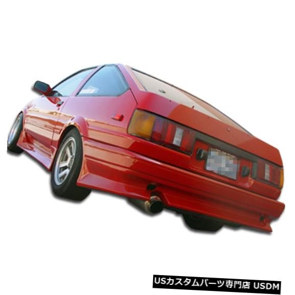Rear Bumper 84-87トヨタカローラ2DR V-Speed Duraflexリアボディキットバンパー!!! 100696 84-87 Toyota Corolla 2DR V-Speed Duraflex Rear Body Kit Bumper!!! 100696 【並行輸入品】