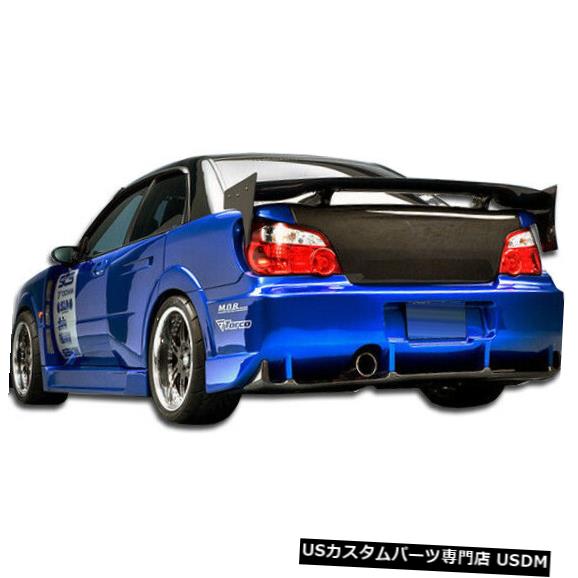 Rear Bumper 04-05スバルインプレッサ4DR C-GTデュラフレックスリアワイドボディキットバンパー!!! 105433 04-05 Subaru Impreza 4DR C-GT Duraflex Rear Wide Body Kit Bumper!!! 105433 【並行輸入品】
