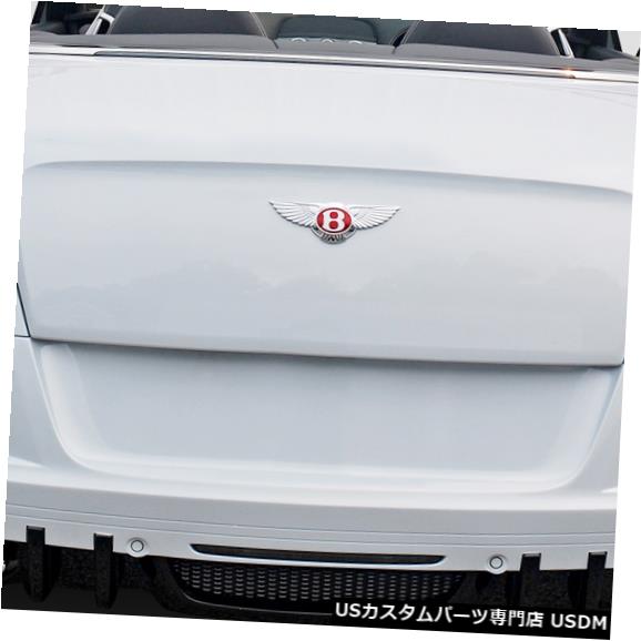 Rear Bumper 11-16 Bentley Continental GT Erosバージョン1 Duraflexリアボディキットバンパー113956 11-16 Bentley Continental GT Eros Version 1 Duraflex Rear Body Kit Bumper 113956 【並行輸入品】