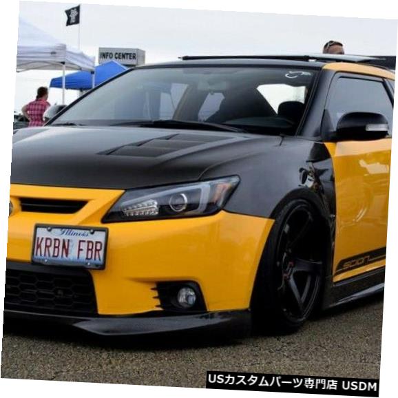 Front Bumper 11-13適合Scion TC SeibonカーボンファイバーフロントバンパーリップボディキットFL1112SCNTC-TR 11-13 Fits Scion TC Seibon Carbon Fiber Front Bumper Lip Body Kit FL1112SCNTC-TR 【並行輸入品】