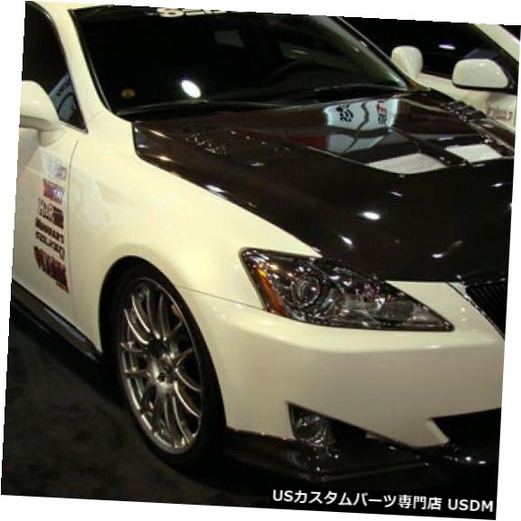 Front Bumper 06-08レクサスIS TSセイボンカーボンファイバーフロントバンパーリップボディキット!!! FL0607LXIS-TS 06-08 Lexus IS TS Seibon Carbon Fiber Front Bumper Lip Body Kit!!! FL0607LXIS-TS 【並行輸入品】