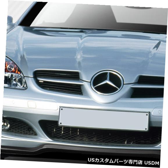Front Bumper 05-08メルセデスSLK Lスポーツカーボンファイバーフロントバンパーリップボディキット!!! 108699 05-08 Mercedes SLK L-Sport Carbon Fiber Front Bumper Lip Body Kit!!! 108699 【並行輸入品】