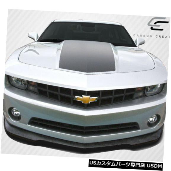 Front Bumper 10-13シボレーカマロV6 GM-Xカーボンファイバーフロントバンパーリップボディキット!!! 106814 10-13 Chevrolet Camaro V6 GM-X Carbon Fiber Front Bumper Lip Body Kit!!! 106814 【並行輸入品】
