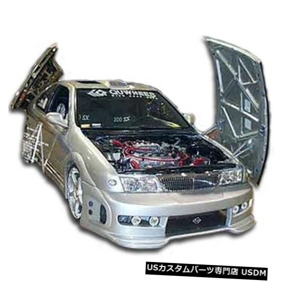 Front Bumper 95-99は日産200SX Qフレアオーバーストックフロントボディキットバンパーに適合!!! 101664 95-99 Fits Nissan 200SX Q Flared Overstock Front Body Kit Bumper!!! 101664 【並行輸入品】