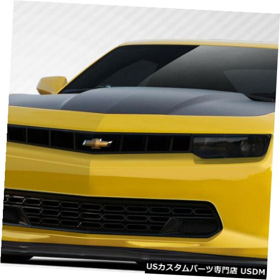 Front Bumper 10-15シボレーカマロスティングレイZカーボンファイバーフロントバンパーリップボディキット109927 10-15 Chevy Camaro Stingray Z Carbon Fiber Front Bumper Lip Body Kit 109927 【並行輸入品】
