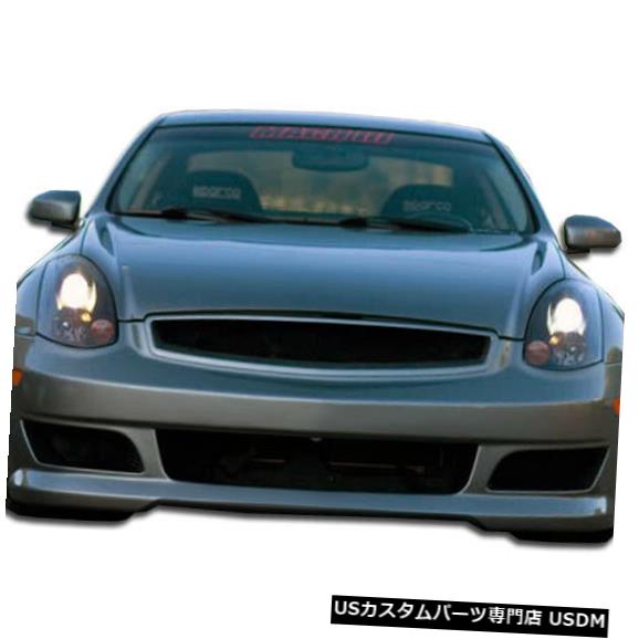 Front Bumper 03-07インフィニティGクーペ2DR Cスポーツデュラフレックスフロントボディキットバンパーに適合!!! 105885 03-07 Fits Infiniti G Coupe 2DR C-Sport Duraflex Front Body Kit Bumper!!! 105885 【並行輸入品】