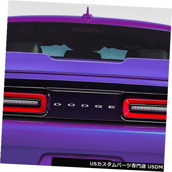 Body Kit-Wing/Spoiler 08-18ダッジチャレンジャースピードウェイデュラフレックスボディキット-ウィング/スポイル er !!! 112711 08-18 Dodge Challenger Speedway Duraflex Body Kit-Wing/Spoiler!!! 112711 【並行輸入品】|カスタムパーツ WORLD倉庫