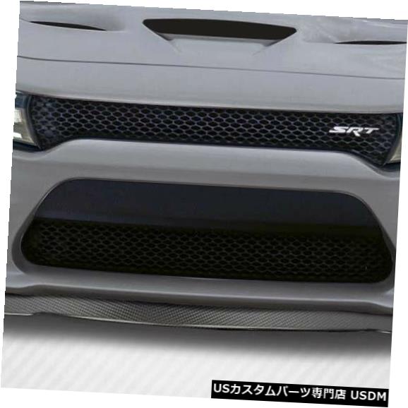 Spoiler 15-19ダッジチャージャーソニックカーボンファイバーフロントバンパーリップボディキット!!! 114237 15-19 Dodge Charger Sonic Carbon Fiber Front Bumper Lip Body Kit!!! 114237 【並行輸入品】