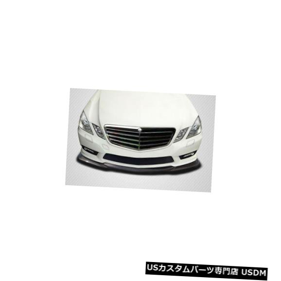 Spoiler 10-12メルセデスEクラスLスポーツカーボンファイバーフロントバンパーリップボディキット!!! 115249 10-12 Mercedes E Class L Sport Carbon Fiber Front Bumper Lip Body Kit!!! 115249 【並行輸入品】