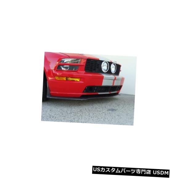 Spoiler 05-09フォードマスタングGTカーボンファイバーLG31フロントバンパーリップボディキット!! TC10024-LG31 05-09 Ford Mustang GT Carbon Fiber LG31 Front Bumper Lip Body Kit!! TC10024-LG31 【並行輸入品】
