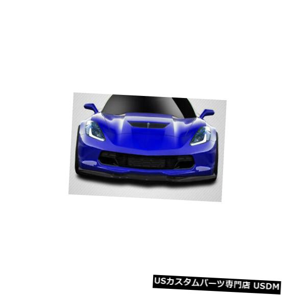 Spoiler 14-19シボレーコルベットGMXカーボンファイバーフロントバンパーリップボディキット!!! 115524 14-19 Chevrolet Corvette GMX Carbon Fiber Front Bumper Lip Body Kit!!! 115524 【並行輸入品】｜カスタムパーツ WORLD倉庫