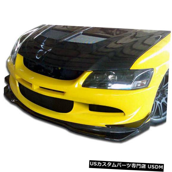 Spoiler 03-05三菱エボリューションVR-Sカーボンファイバーフロントバンパーリップボディキット!!! 105856 03-05 Mitsubishi Evolution VR-S Carbon Fiber Front Bumper Lip Body Kit!!! 105856 【並行輸入品】｜カスタムパーツ WORLD倉庫