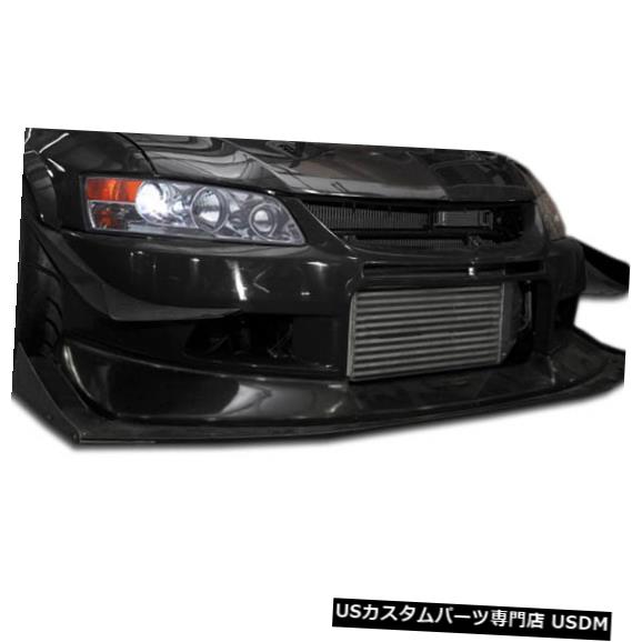 Spoiler 03-06三菱エボリューションVT-Xデュラフレックスフロントバンパーリップワイドボディキット107212 03-06 Mitsubishi Evolution VT-X Duraflex Front Bumper Lip Wide Body Kit 107212 【並行輸入品】