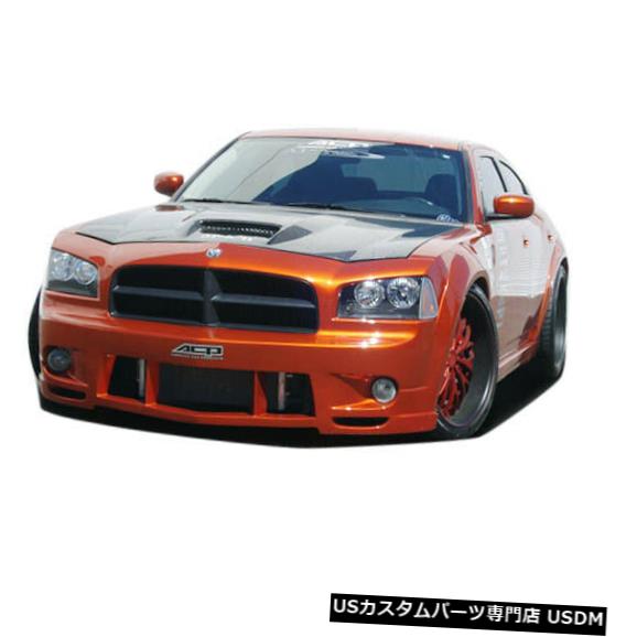 Spoiler 06-10ダッジチャージャーラックスクチュールフロントワイドボディキットバンパー!!! 104812 06-10 Dodge Charger Luxe Couture Front Wide Body Kit Bumper!!! 104812 【並行輸入品】