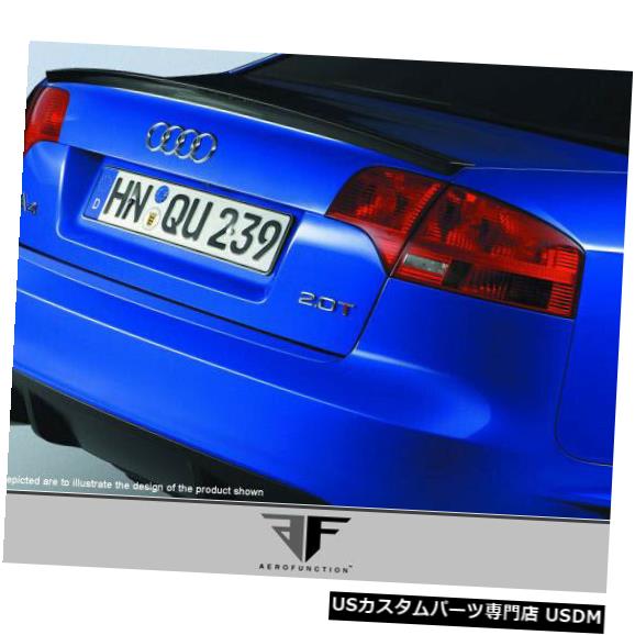 Fenders 06-08アウディA4 4DR AF-1エアロ機能CFPボディキットウィング/スポイラー107361 06-08 Audi A4 4DR AF-1 Aero Function CFP Body Kit Wing/Spoiler 107361 【並行輸入品】