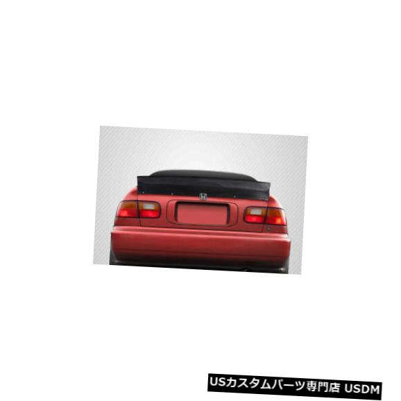 Fenders 92-95ホンダシビックRBSカーボンファイバークリエーションズボディキット-ウィング/スポイル er !!! 115541 92-95 Honda Civic RBS Carbon Fiber Creations Body Kit-Wing/Spoiler!!! 115541 【並行輸入品】