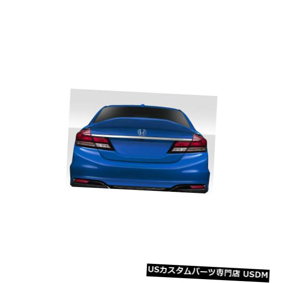 Fenders 12-15 Honda Civic 4DR KMZ Duraflex Body Kit-Wing / Spoilに適合 er !!! 115215 12-15 Fits Honda Civic 4DR KMZ Duraflex Body Kit-Wing/Spoiler!!! 115215 【並行輸入品】