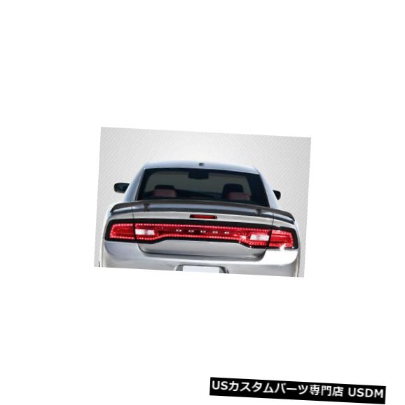 Fenders 11-14ダッジチャージャーSRTルックカーボンファイバークリエーションズボディキット-ウィング/スポイル er 115526 11-14 Dodge Charger SRT Look Carbon Fiber Creations Body Kit-Wing/Spoiler 115526 【並行輸入品】