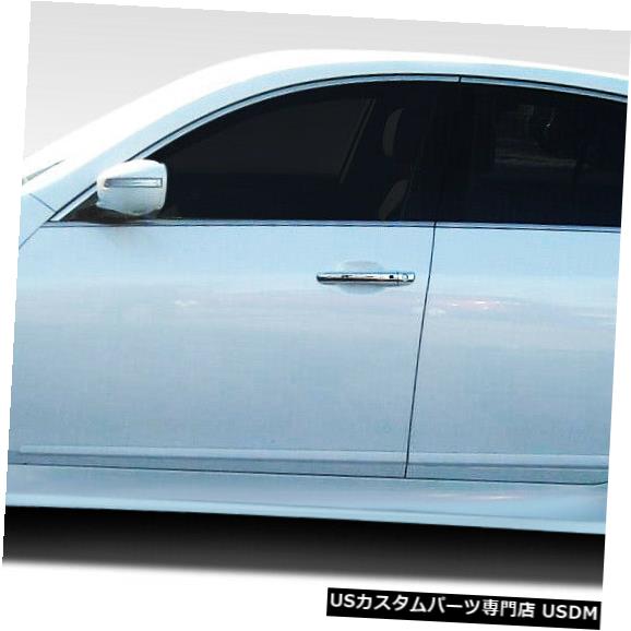 Side Skirts Body Kit 09-14ヒュンダイジェネシス4DRエグゼクティブデュラフレックスサイドスカートボディキットに適合!!! 106370 09-14 Fits Hyundai Genesis 4DR Executive Duraflex Side Skirts Body Kit!!! 106370 【並行輸入品】
