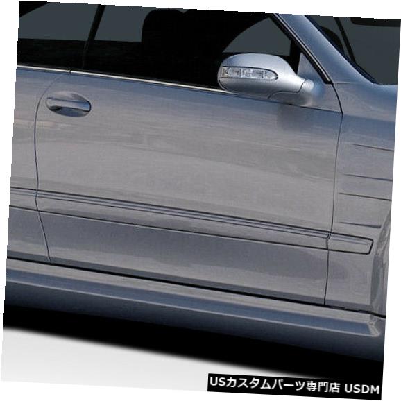 Side Skirts Body Kit 03-09メルセデスCLKブラックシリーズDuraflexサイドスカートワイドボディキット!!! 109666 03-09 Mercedes CLK Black Series Duraflex Side Skirts Wide Body Kit!!! 109666 【並行輸入品】