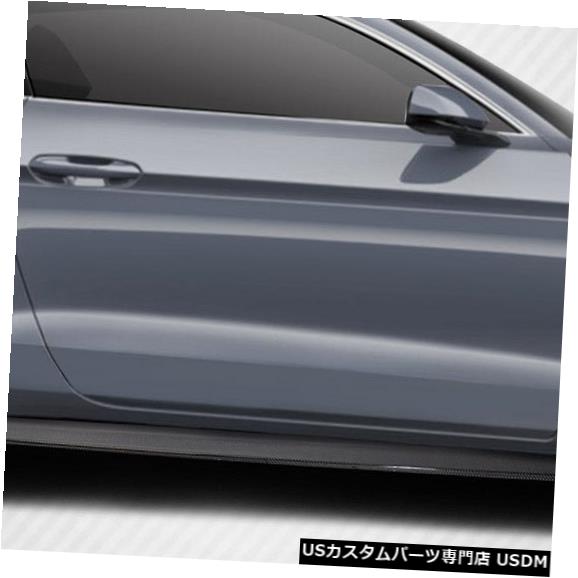 Side Skirts Body Kit 15-19フォードマスタンググリッドV.2カーボンファイバークリエーションズサイドスカートボディキット!! 115005 15-19 Ford Mustang Grid V.2 Carbon Fiber Creations Side Skirts Body Kit!! 115005 【並行輸入品】｜カスタムパーツ WORLD倉庫