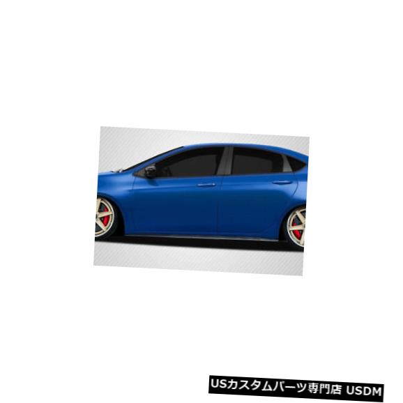 Side Skirts Body Kit 13-16ダッジダートスキャットルックカーボンファイバークリエーションズサイドスカートボディキット!!! 115437 13-16 Dodge Dart Scat Look Carbon Fiber Creations Side Skirts Body Kit!!! 115437 【並行輸入品】