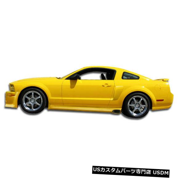 Side Skirts Body Kit 05-14フォードマスタングエレノアデュラフレックスサイドスカートボディキット!!! 104768 05-14 Ford Mustang Eleanor Duraflex Side Skirts Body Kit!!! 104768 【並行輸入品】|カスタムパーツ WORLD倉庫