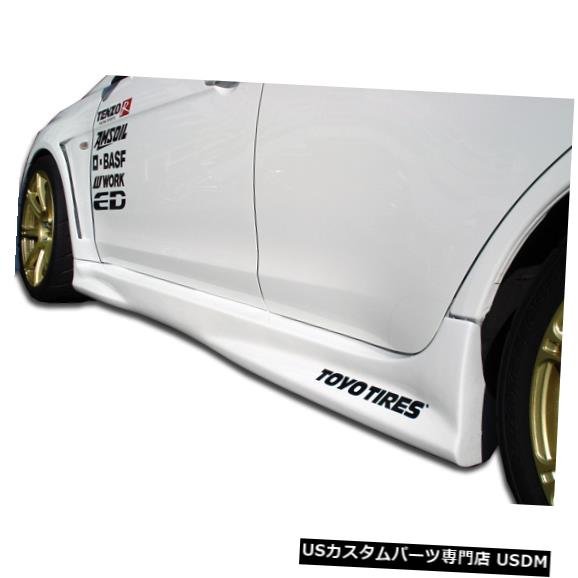 Side Skirts Body Kit 08-15 Mitsubishi Evolution GT Concept Duraflex Side Skirts Body Kit !!! 104639 08-15 Mitsubishi Evolution GT Concept Duraflex Side Skirts Body Kit!!! 104639 【並行輸入品】|カスタムパーツ WORLD倉庫