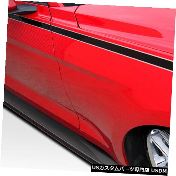 新年の贈り物 15 18フォードマスタングgtコンセプトduraflexサイドスカートスプリッターボディキット Side Duraflex Splitter Body Concept Skirts Kit Mustang Gt 15 18 Ford 車用品