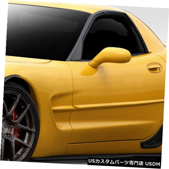 Side Skirts Body Kit 97-04シボレーコルベットスティングレイZ Duraflexサイドスカートボディキット!!! 112339 97-04 Chevrolet Corvette Stingray Z Duraflex Side Skirts Body Kit!!! 112339 【並行輸入品】|カスタムパーツ WORLD倉庫